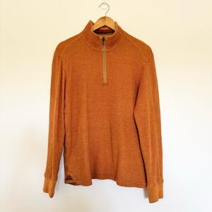 Robert Graham Men’s Half Zip Flip Cuff Sweater